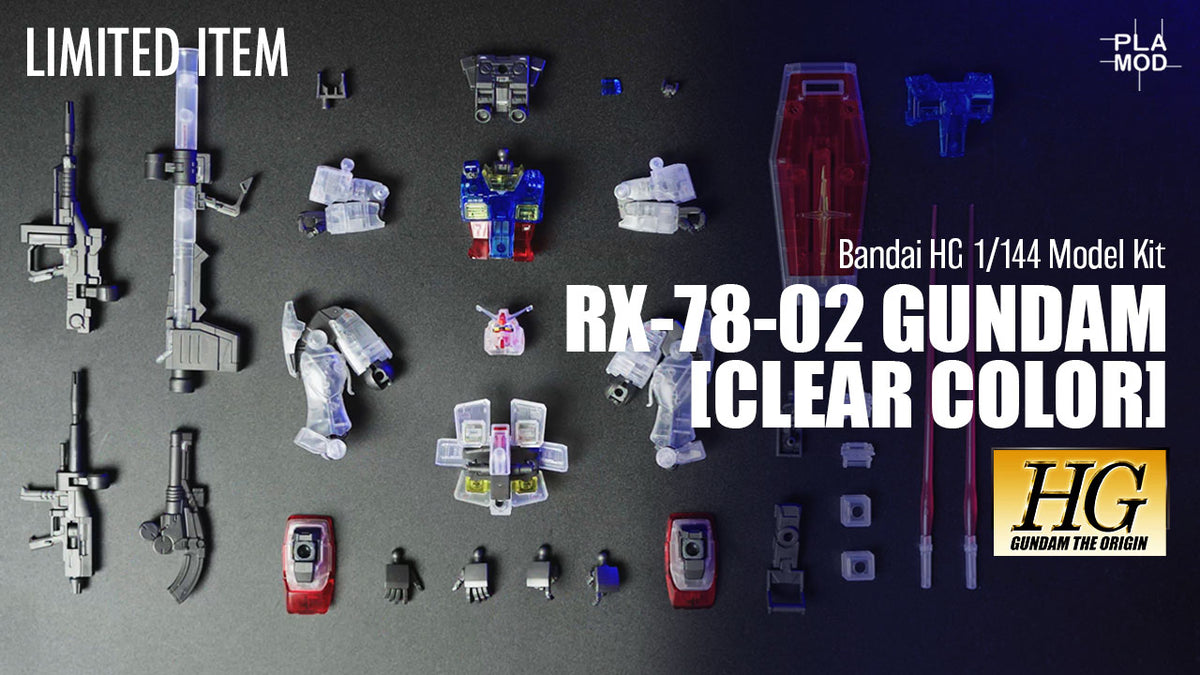 HG GUNDAM THE ORIGIN RX-78-02 CLEAR COLOR