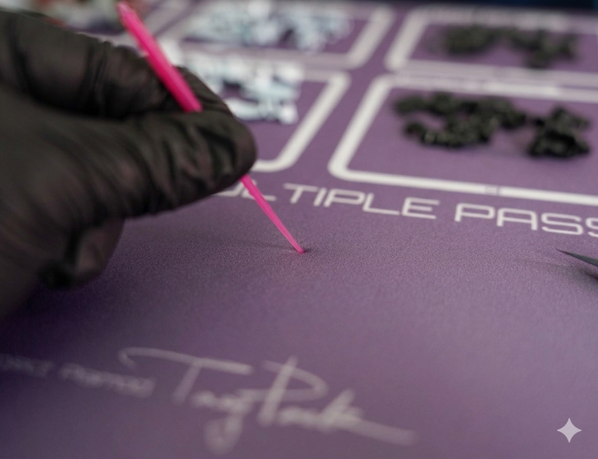 Gunpla Build Desk Mat L - Phantom Violet