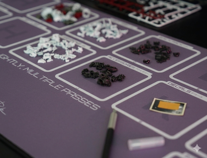 Gunpla Build Desk Mat L - Phantom Violet