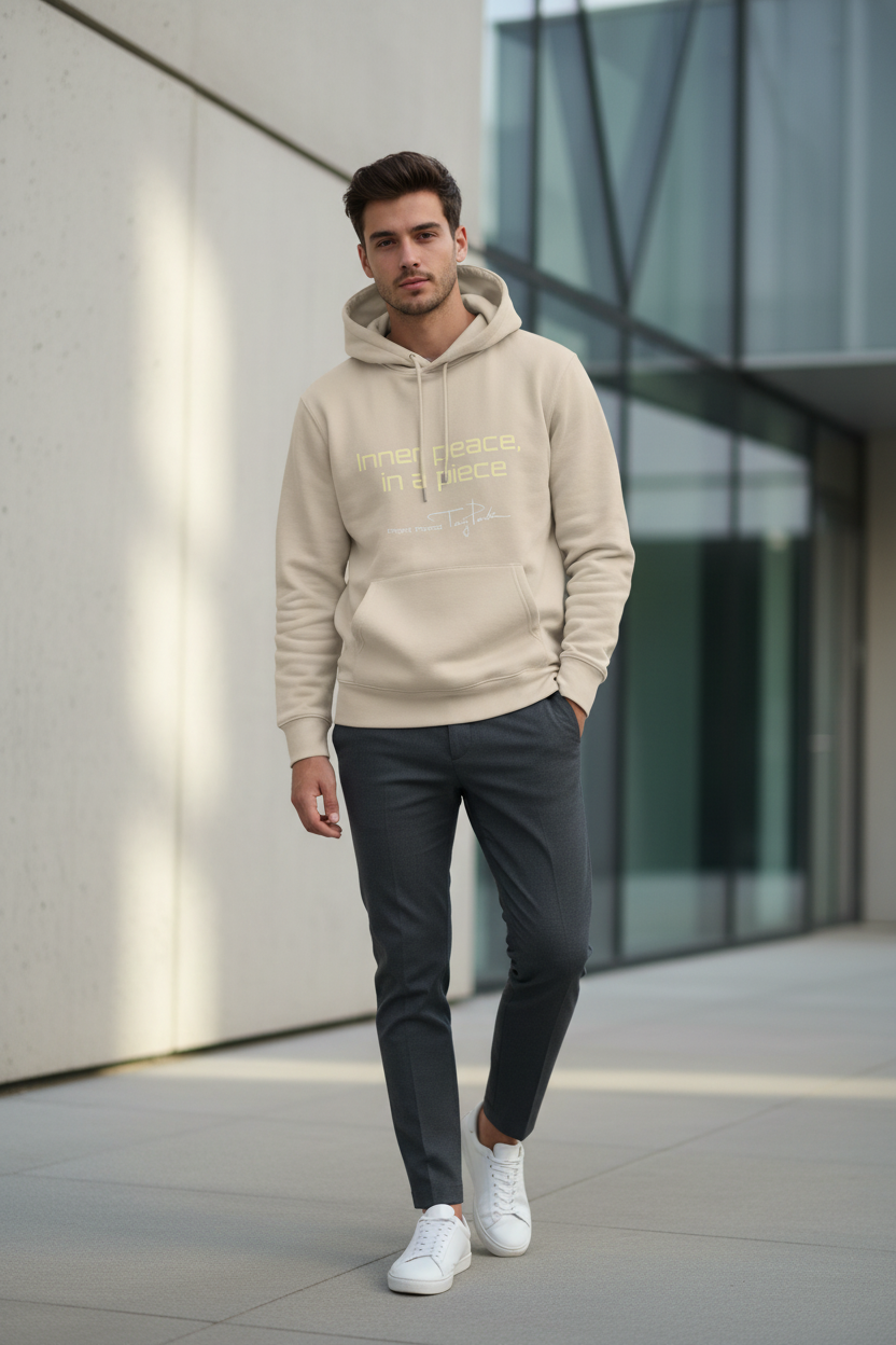 Unisex essential eco hoodie - Inner peace, in a piece