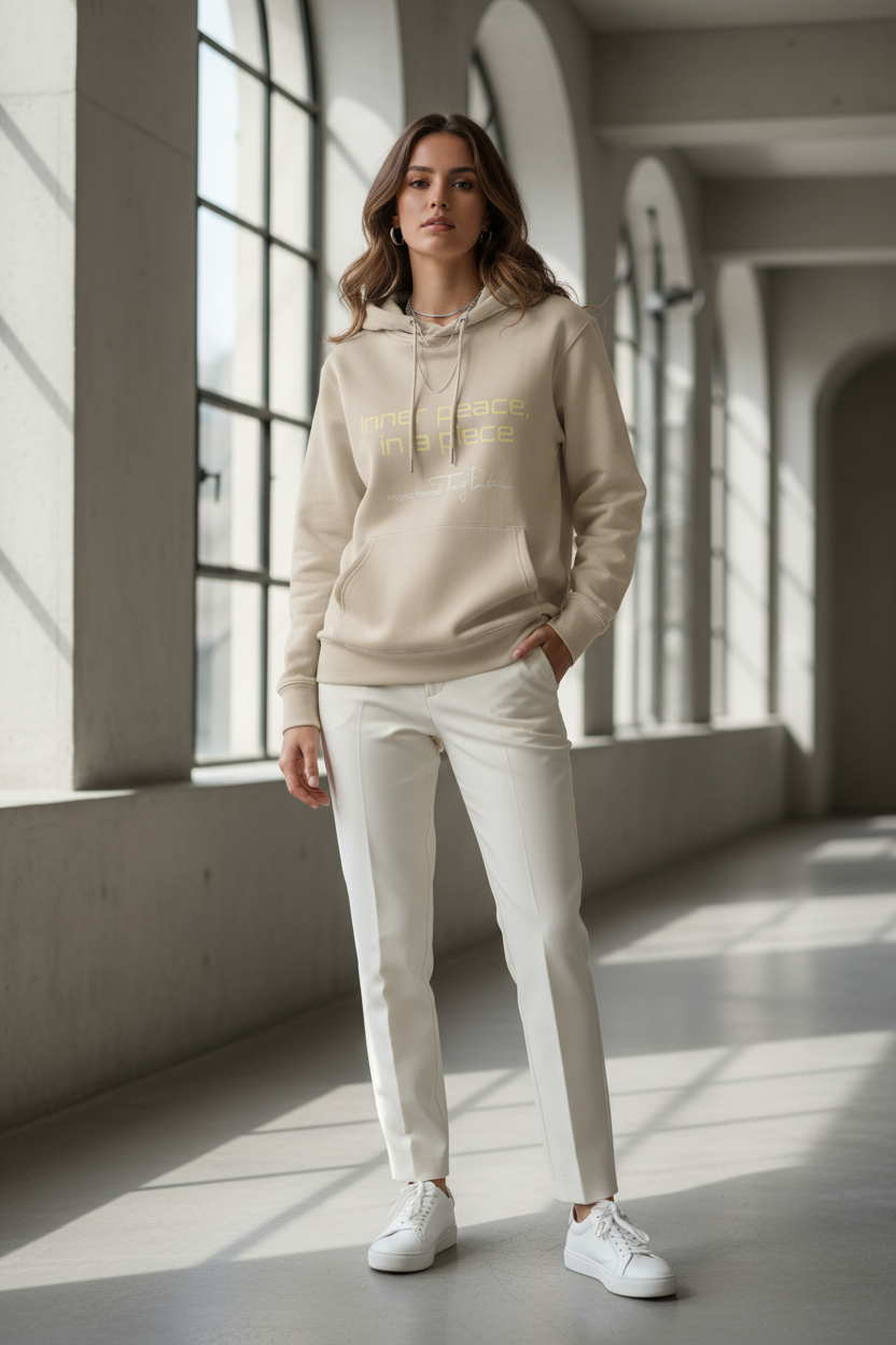 Unisex essential eco hoodie - Inner peace, in a piece