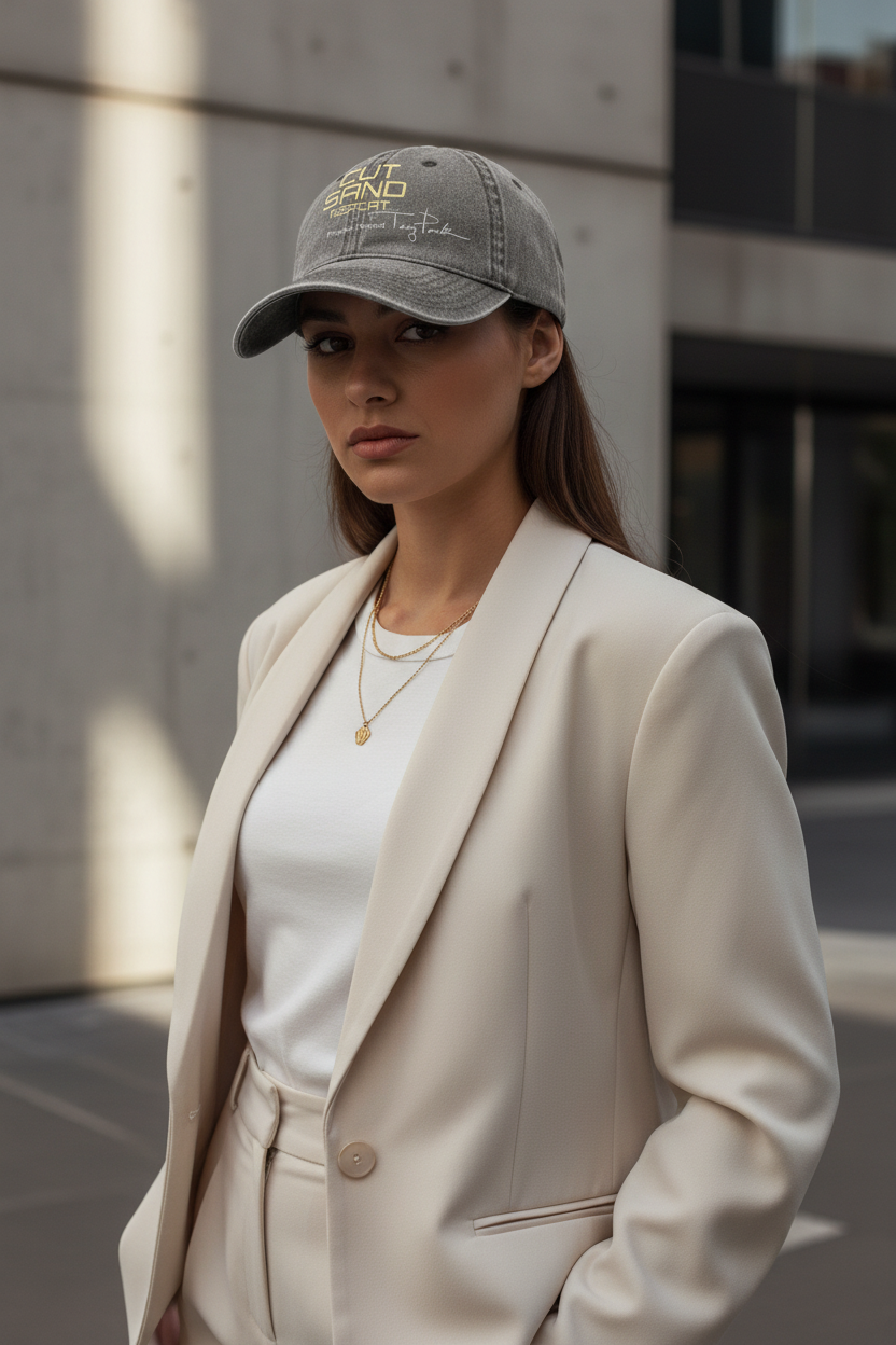 Vintage Cotton Twill Cap - Cut Sand Repeat