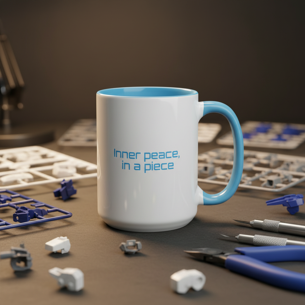 Mug - Inner peace, in a piece - Sky Blue