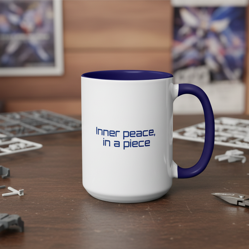 Mug - Inner peace, in a piece - Ink Navy