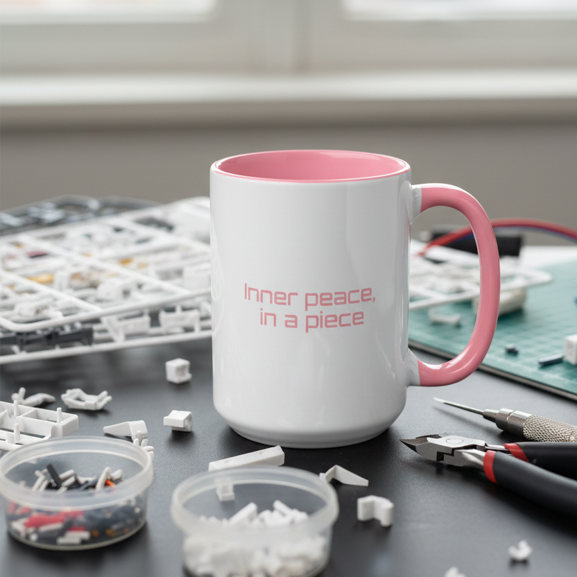 Mug - Inner peace, in a piece - Soft Pink