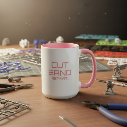Mug - Cut Sand Repeat - Soft Pink